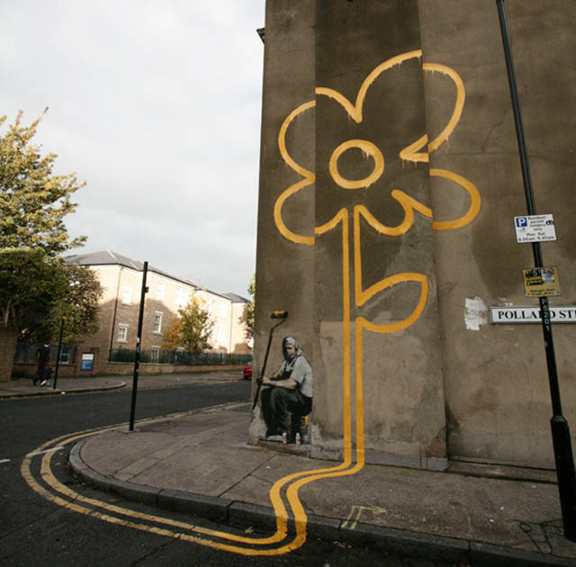 Изкуството на графитите от Банкси