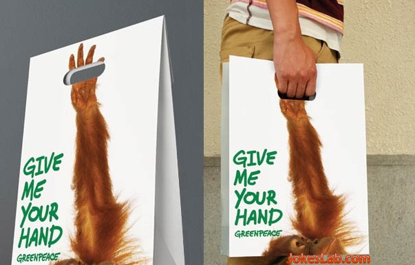 Дизай на рекламна торбичка hands