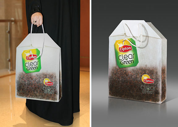 Дизай на рекламна торбичка Lipton