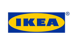 Лого на световноизвестна фирма с наименование IKEA