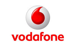 Лого на световноизвестна фирма с наименование Vodafone