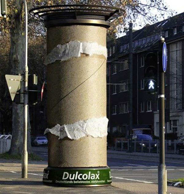 Интересни реклами - реклама на тоалетна хартия Dulcolax