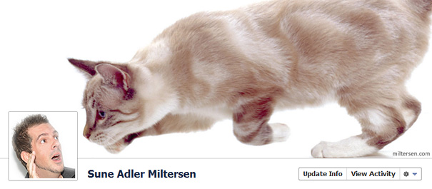 Дизайн на креативно кавър изображение за Facebook профил - Sune Adler Miltersen