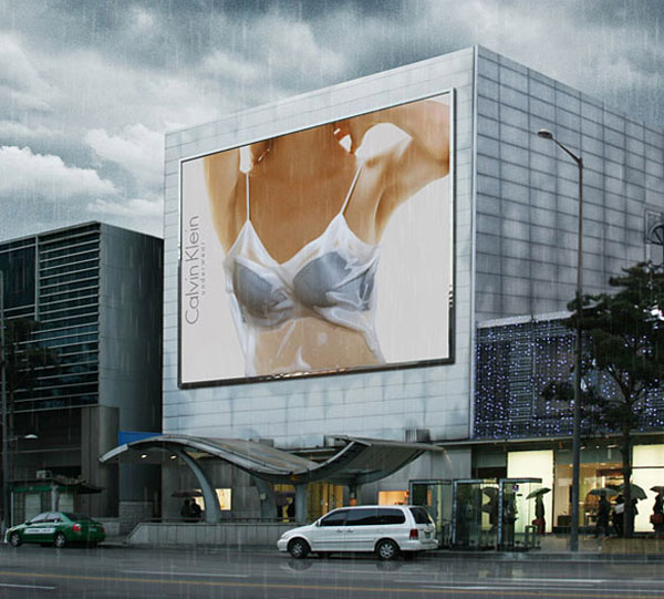 Креативни реклами за билборд - Дизайн на билборд Келвин Клайн