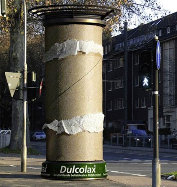 Интересни реклами - реклама на тоалетна хартия Dulcolax Интересни реклами - реклама на тоалетна хартия Dulcolax