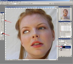 Photoshop урок: Използвайте Brush tool и изтрийте маската