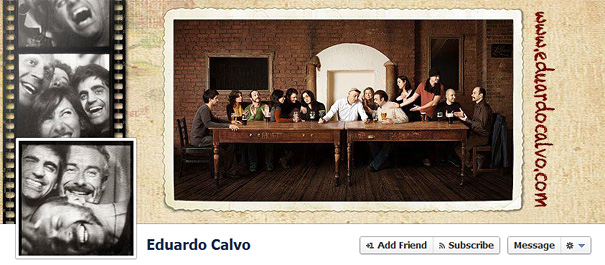 Дизайн на креативно кавър изображение за Facebook профил - Eduardo Calvo Дизайн на креативно кавър изображение за Facebook профил - Eduardo Calvo
