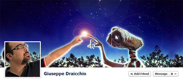 Дизайн на креативно кавър изображение за Facebook профил - Giuseppe Draicchio Дизайн на креативно кавър изображение за Facebook профил - Giuseppe Draicchio