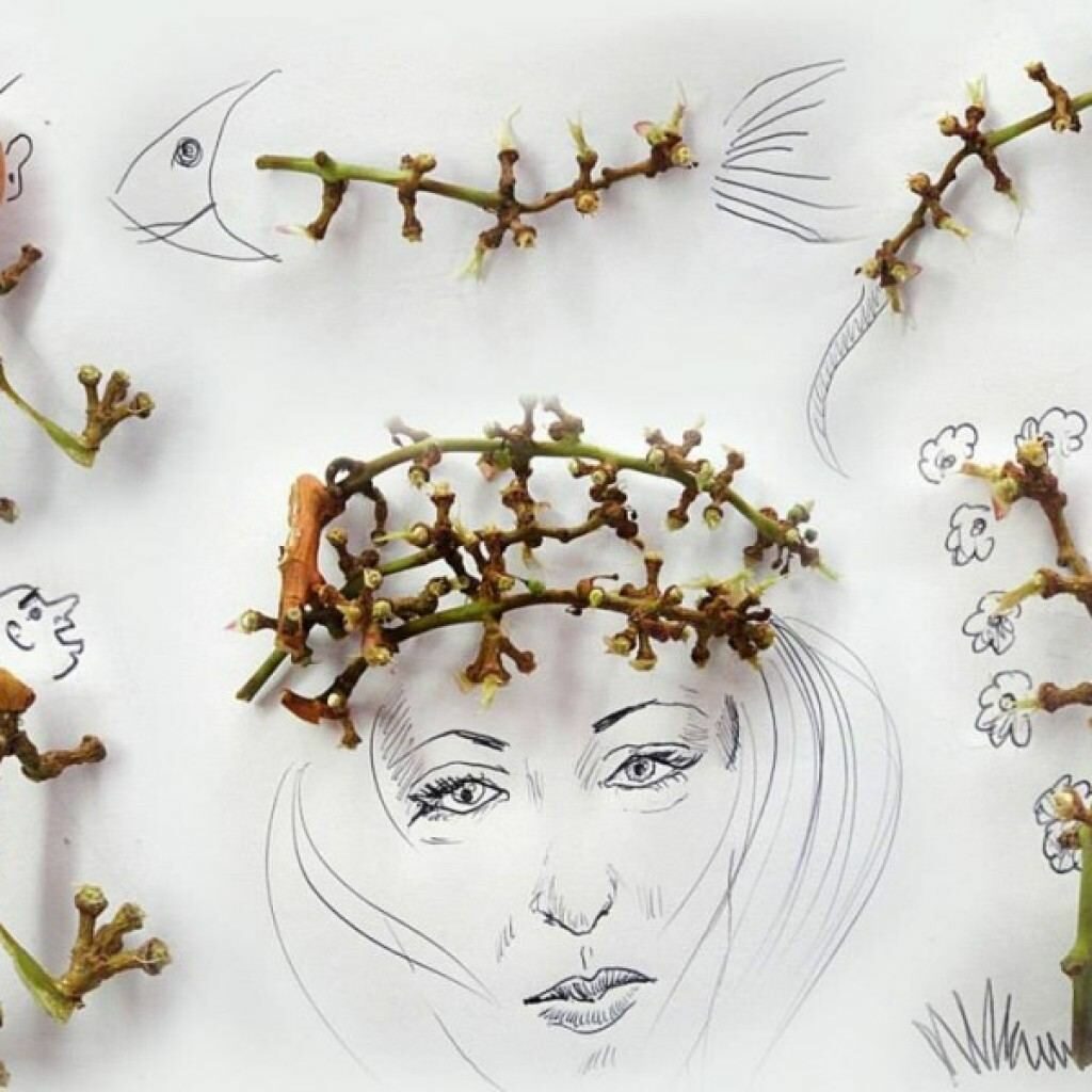 Виктор Нунес - креативни илюстрации с грозде