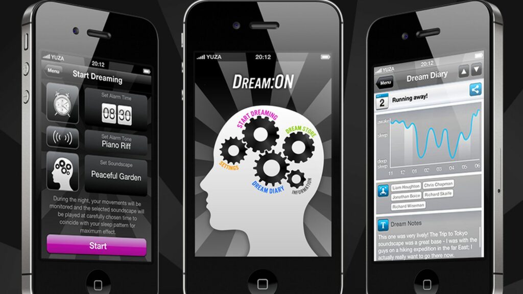 Приложението за iPhone - Dream on проектира съня